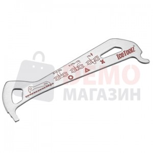 Ключ Ice Toolz 62C4 измеритель износа цепи, нержавеющая сталь