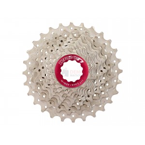 Кассета 10-k 11-25T SUN RACE RX алюминевый паук, локринг и спейсеры ,Metallic Silver